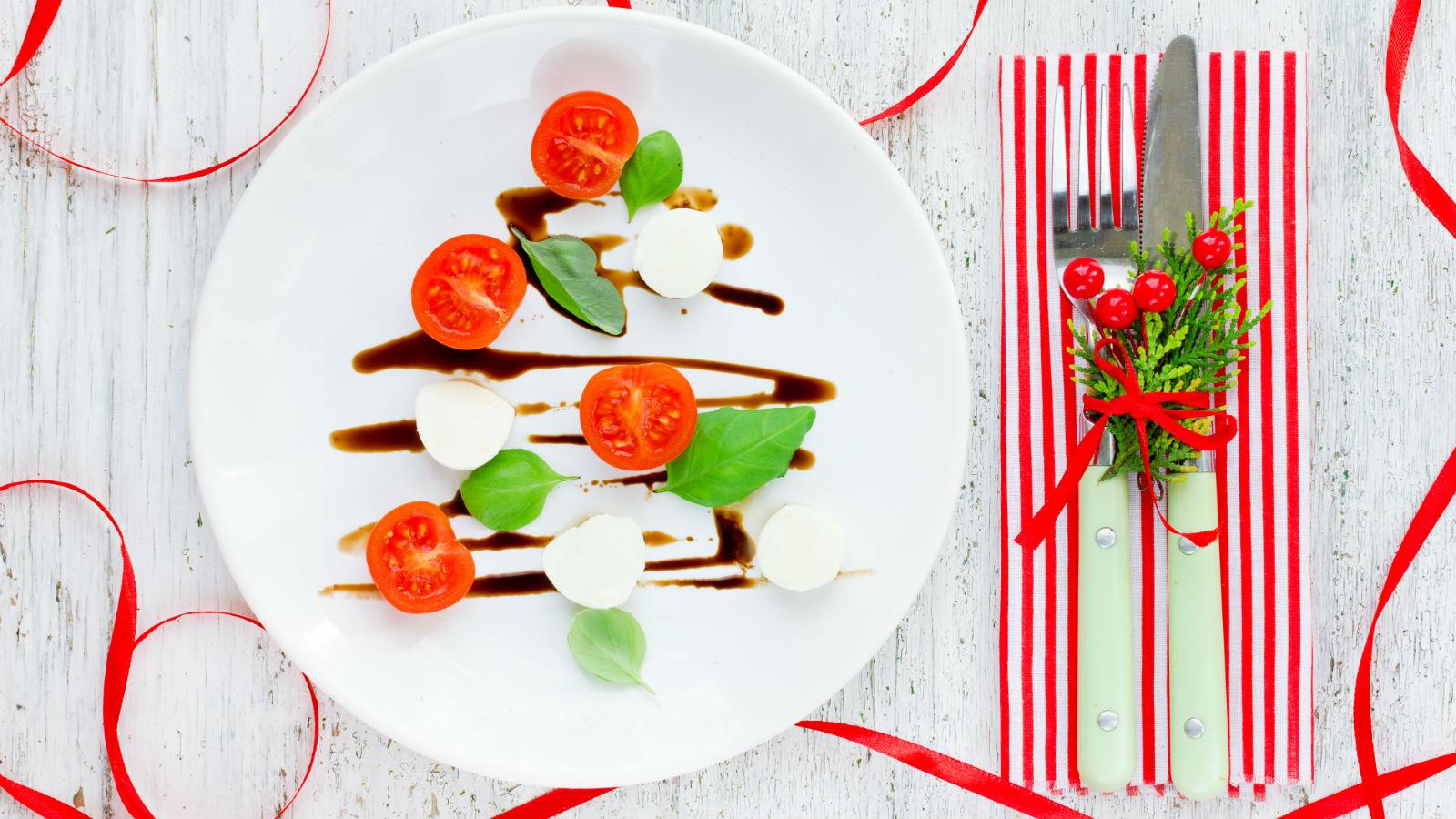 Vegetarisches Weihnachtsmenü 