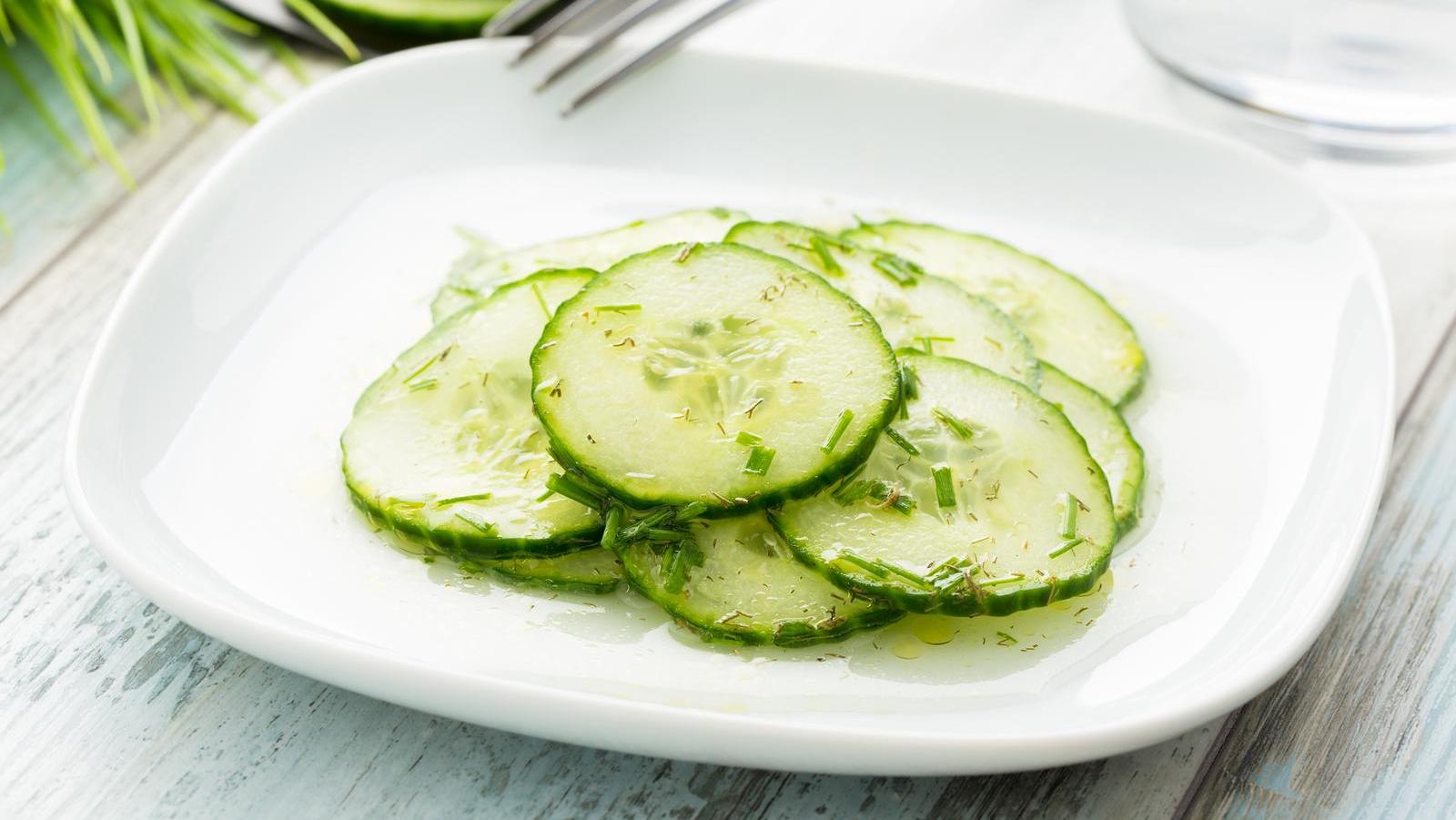 Gurke, wirksamer Reiniger und Feuchtigkeitsspender