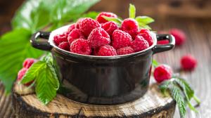 Entgiftende Himbeeren